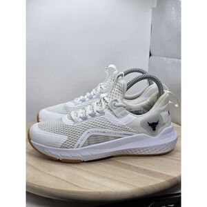 Womens Size 6.5 -Under Armour Project Rock BSR 3 | White‎ Gum | 3026458-101 [93]